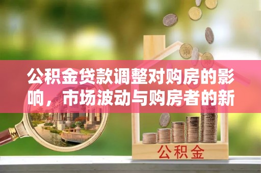 西和公积金贷款调整对购房的影响，市场波动与购房者的新选择