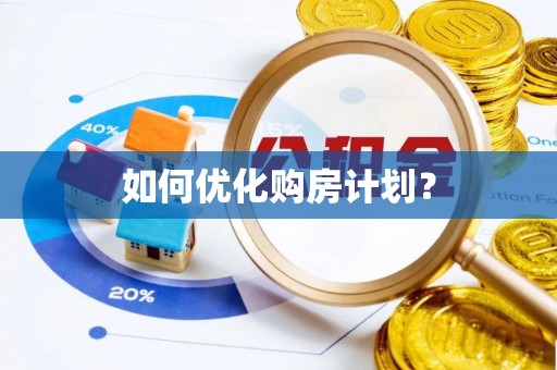 西和如何优化购房计划？